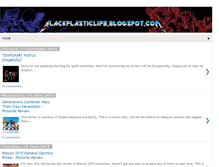 Tablet Screenshot of blackplasticlife.blogspot.com