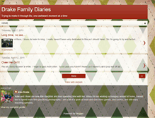 Tablet Screenshot of drakefamilydiaries.blogspot.com