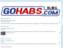 Tablet Screenshot of gohabsdotcom.blogspot.com