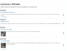 Tablet Screenshot of lecturasymiradas.blogspot.com