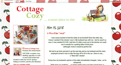 Desktop Screenshot of cottagecozy.blogspot.com