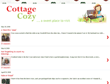 Tablet Screenshot of cottagecozy.blogspot.com