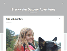 Tablet Screenshot of blackwateroutdoors.blogspot.com