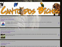 Tablet Screenshot of cantodosbichos.blogspot.com