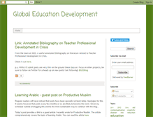 Tablet Screenshot of globaleducationdevelopment.blogspot.com