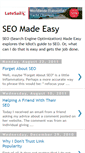 Mobile Screenshot of made-easy-seo.blogspot.com