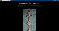 Desktop Screenshot of orfebreriajosenavarro.blogspot.com