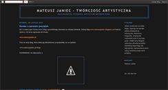 Desktop Screenshot of mateuszjaniec.blogspot.com