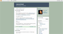 Desktop Screenshot of clanmcintosh.blogspot.com