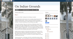 Desktop Screenshot of onindiangrounds.blogspot.com