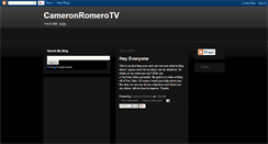 Desktop Screenshot of cameronromero.blogspot.com