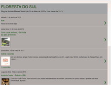Tablet Screenshot of floresta-do-sul.blogspot.com