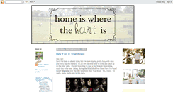 Desktop Screenshot of homeiswherethehartisest2009.blogspot.com