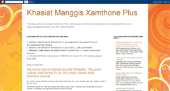 Desktop Screenshot of khasiat-manggis.blogspot.com