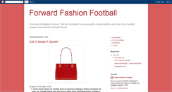 Desktop Screenshot of forwardfashionfootball.blogspot.com