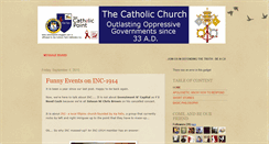 Desktop Screenshot of catholicpoint.blogspot.com