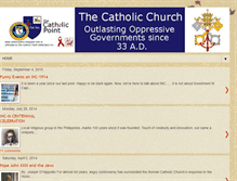 Tablet Screenshot of catholicpoint.blogspot.com