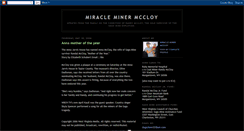 Desktop Screenshot of mccloyupdates.blogspot.com