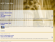 Tablet Screenshot of adfcodebits.blogspot.com