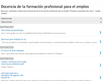 Tablet Screenshot of formadores-ocupacionales.blogspot.com