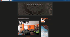 Desktop Screenshot of delameuse.blogspot.com