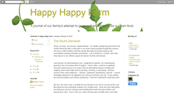 Desktop Screenshot of happyhappyfarm.blogspot.com