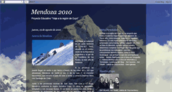 Desktop Screenshot of blogmendoza2010.blogspot.com