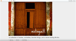 Desktop Screenshot of mistinguettalli.blogspot.com