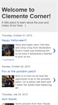 Mobile Screenshot of clementecorner.blogspot.com