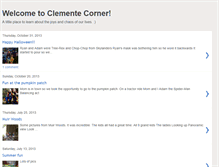 Tablet Screenshot of clementecorner.blogspot.com