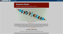 Desktop Screenshot of buckaroobeads.blogspot.com