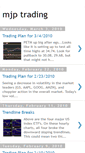 Mobile Screenshot of mjptrading.blogspot.com