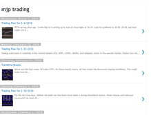Tablet Screenshot of mjptrading.blogspot.com