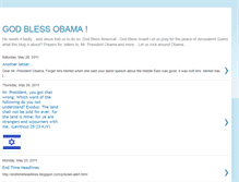 Tablet Screenshot of god-bless-obama.blogspot.com