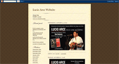 Desktop Screenshot of lucioarce.blogspot.com
