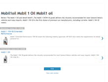 Tablet Screenshot of mobil1oil.blogspot.com