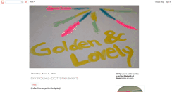 Desktop Screenshot of goldenandlovely.blogspot.com