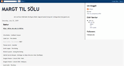 Desktop Screenshot of margttilsolu.blogspot.com