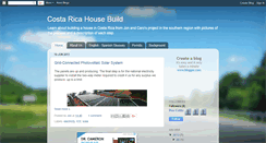 Desktop Screenshot of costa-rica-house-build.blogspot.com