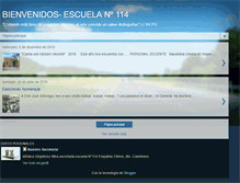 Tablet Screenshot of escuelan114.blogspot.com