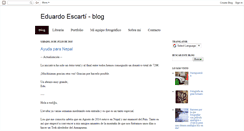 Desktop Screenshot of escarti.blogspot.com