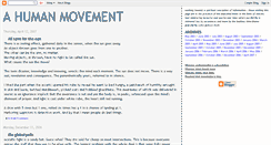 Desktop Screenshot of ahumanmovement.blogspot.com