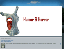 Tablet Screenshot of humor-horror.blogspot.com