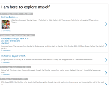 Tablet Screenshot of explore-myself.blogspot.com