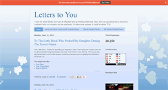 Desktop Screenshot of letterstothejackassesoutthere.blogspot.com