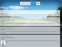 Tablet Screenshot of organicbabyclothesdirect.blogspot.com