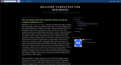 Desktop Screenshot of buildingcomputersforbeginners.blogspot.com