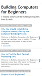Mobile Screenshot of buildingcomputersforbeginners.blogspot.com