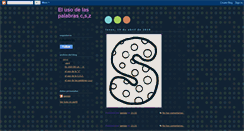 Desktop Screenshot of elusodelaspalabras.blogspot.com