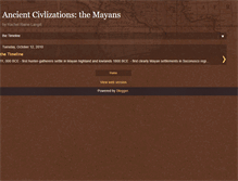 Tablet Screenshot of mayantimeline.blogspot.com